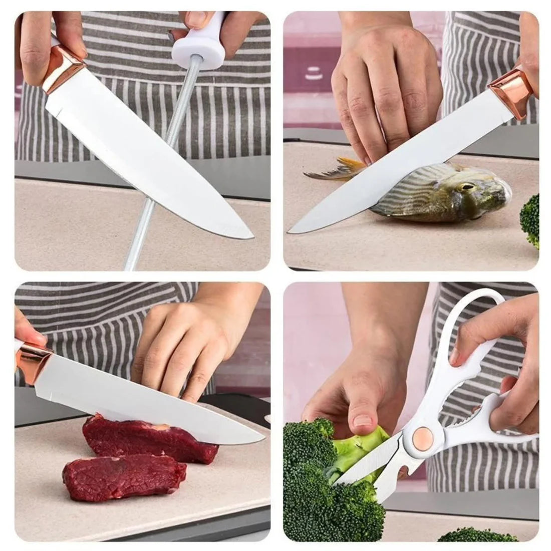 Set kuhinjskih noževa od nerđajućeg čelika