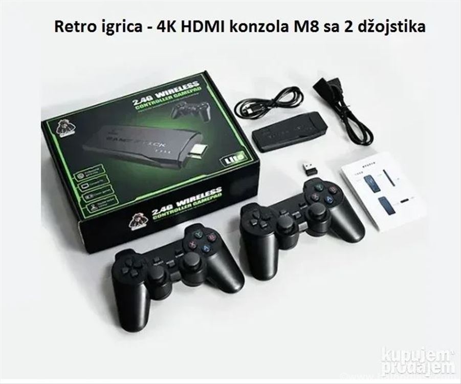 Konzola za igranje M8 Retro konzola