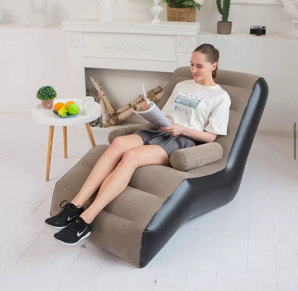 Krevet- sofa na naduvavanje braon i roza