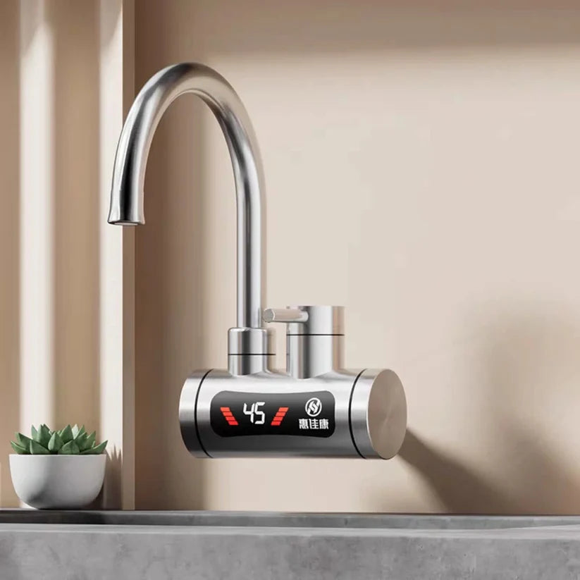 Česma sa grejačem Inox protočna slavina Sudopera/Zid