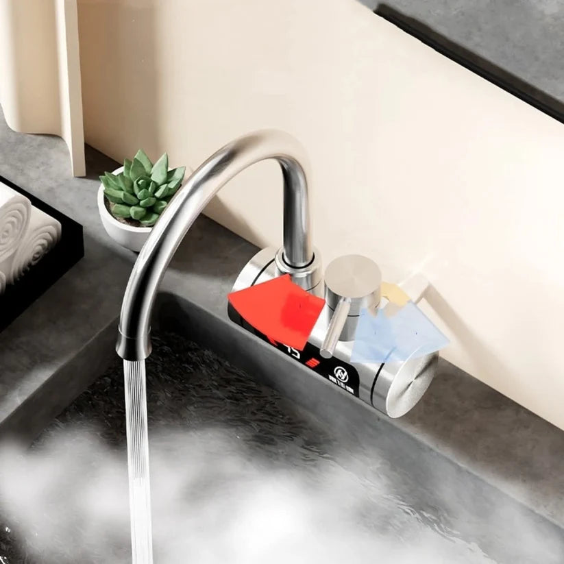 Česma sa grejačem Inox protočna slavina Sudopera/Zid