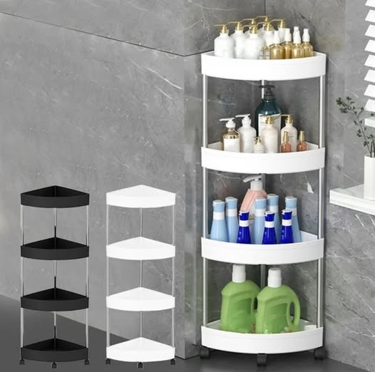 Prenosiva ugaona polica na 4 nivoa