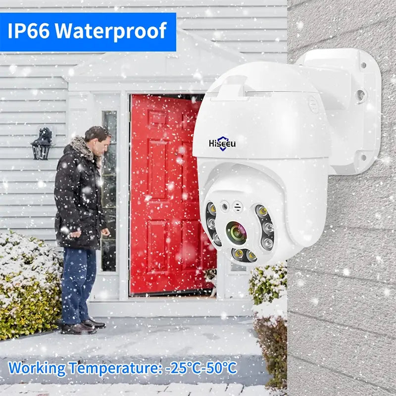 Rotirajuća PTZ KAMERA 12MPX Wi-FI ip iCsee