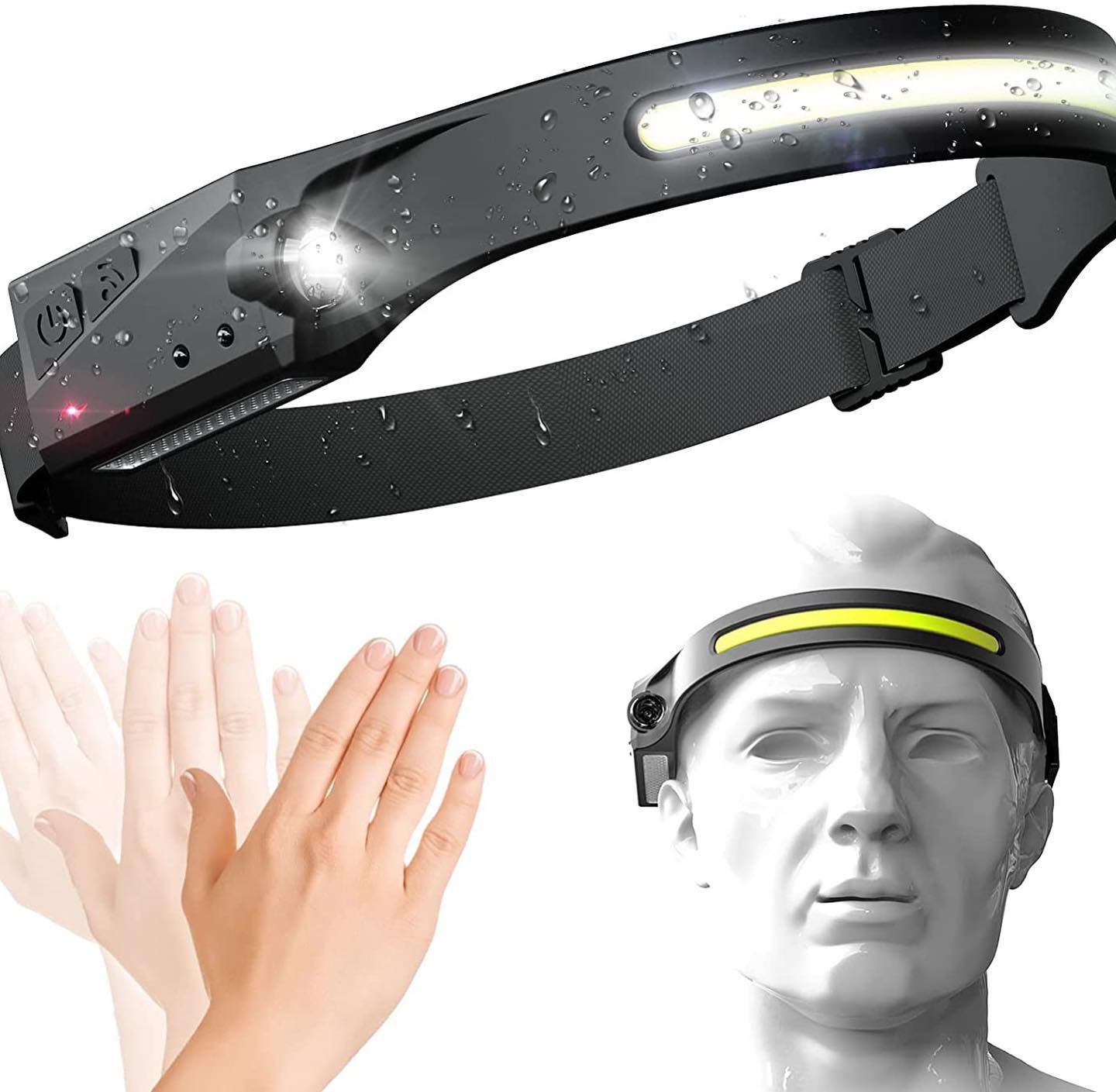 USB LED lampa za glavu