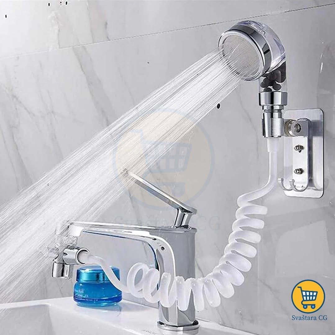 Univerzalni tuš za umivaonik i nastavak za slavinu